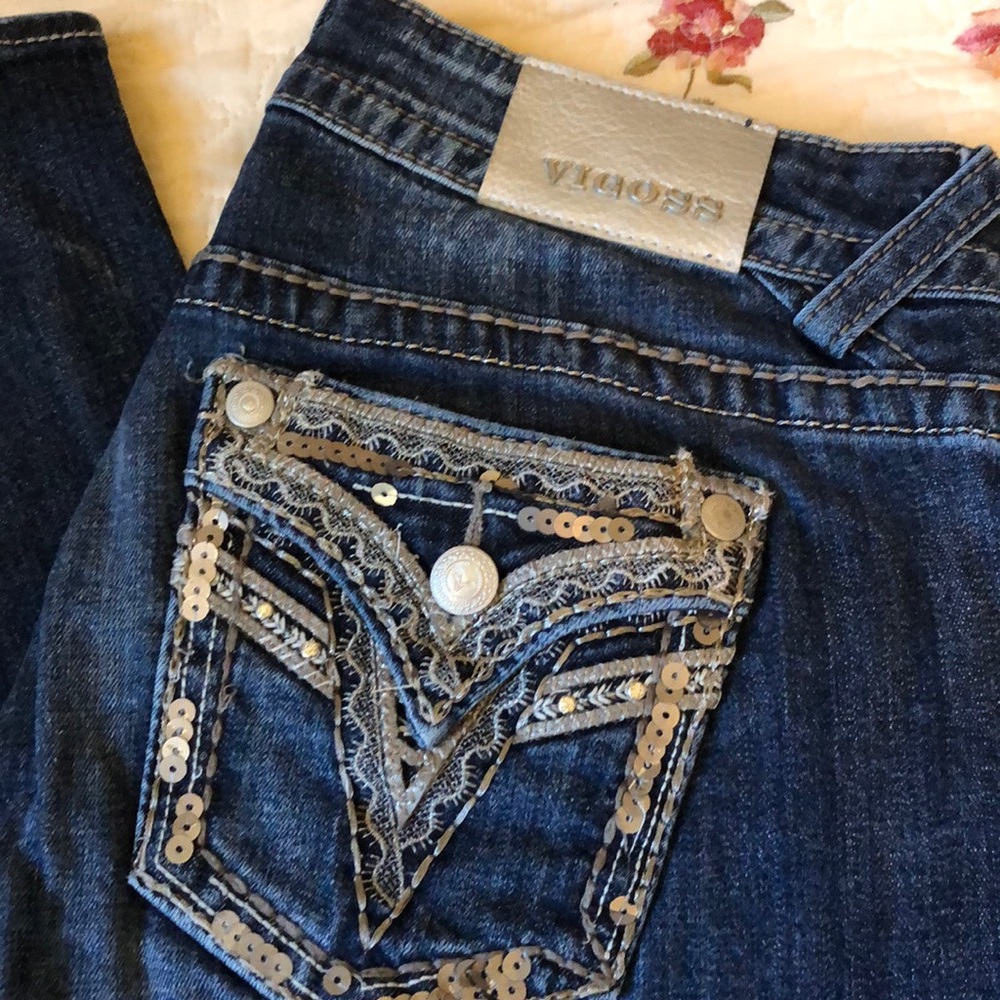 Vigoss Dallas Slim Boot Denim Jeans. Size 11/12.